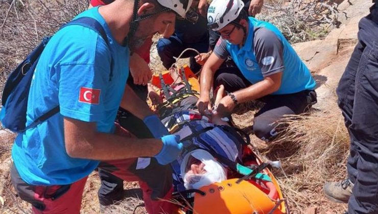 Kelebekler Vadisi’nde fotoğraf çekerken 60 metre düştü, ekipler kurtardı