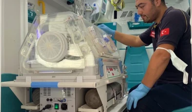 Muğla’da Kalp Rahatsızlığı Bulunan 2 Günlük Bebek Ankara’ya Sevk Edildi
