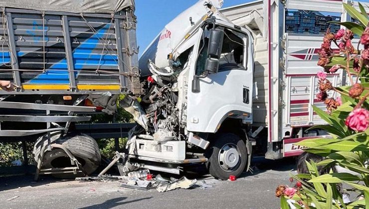Park halindeki TIR’a arkadan çarptı! 2 kişi feci şekilde can verdi