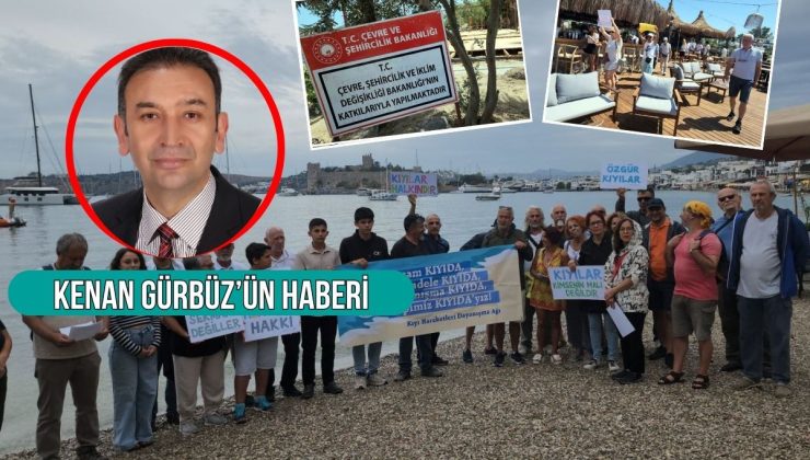 Bodrum’da MUÇEV’in kurduğu ahşap platform tartışılıyor