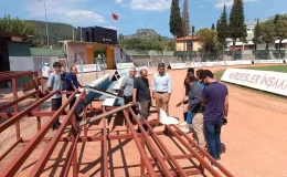 Muğla Atatürk Stadyumu Yenileme Çalışmaları Devam Ediyor