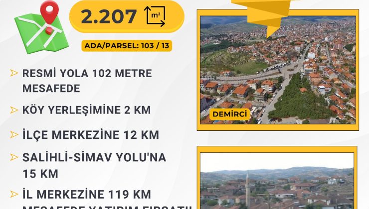Manisa Demirci Boyacık Köyü’nde Yatırım Fırsatı: Meyve Bahçesi