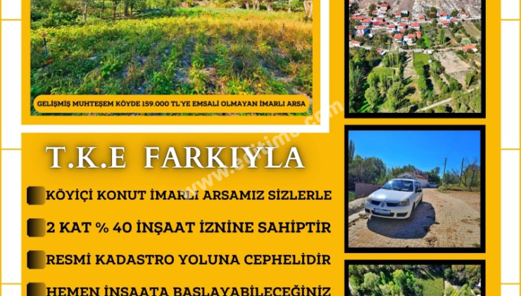 Afyonkarahisar’da Kaçırılmayacak Yatırım Fırsatı: 325 m² İmarlı Arsa!