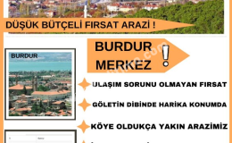 Burdur Merkez Gökçebağ’da 1.716 m² Tarla: Düşük Bütçeli Yatırım Fırsatı