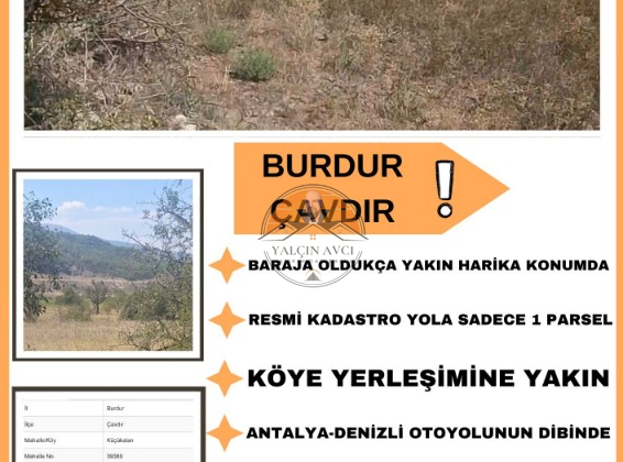 Burdur Çavdır Küçükalan’da 2.157 m² Müstakil Tapulu Tarla: Yatırım Fırsatı