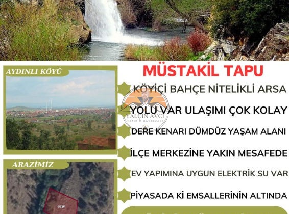 Uşak Eşme Aydınlı Köyü’nde 588 m² Müstakil Tapulu Bahçe: Doğa İçinde Yaşam Fırsatı