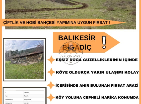 Balıkesir Bigadiç’te Çiftlik ve Hobi Bahçesi İçin Kaçırılmayacak Fırsat