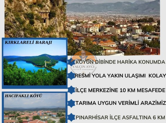 Kırklareli Pınarhisar’da Yatırımlık Tarla