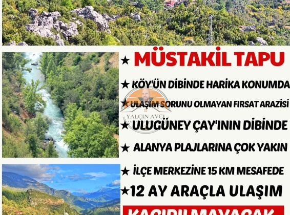 Antalya’da 770 m² Müstakil Tapulu Yatırım Fırsatı