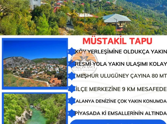 Antalya Ulugüney’de 445 m² Müstakil Tapulu Bahçe Arazisi – Yatırım İçin Kaçırılmayacak Fırsat
