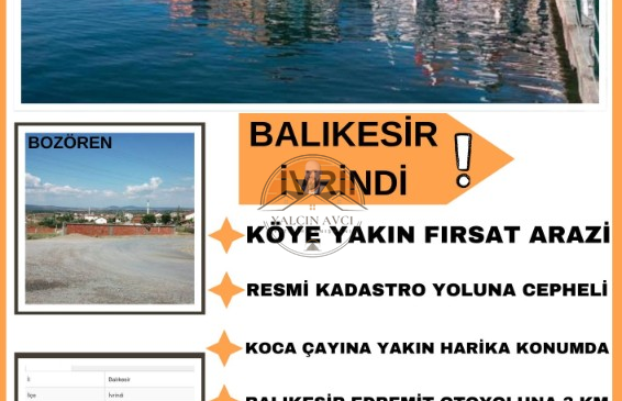 Balıkesir İvrindi’de Yatırımlık Tarla – Geniş Alan ve Yüksek Kazanç Potansiyeli