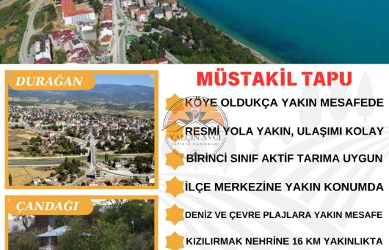 Sinop Durağan’da Yatırımlık Tarla – Kaçırılmayacak Yatırım Fırsatı