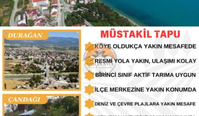 Sinop Durağan’da Yatırımlık Tarla – Geniş Alan ve Kaçırılmayacak Yatırım Fırsatı