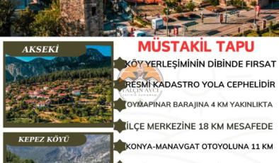 Antalya Akseki’de Yatırımlık Tarla – Kaçırılmayacak Yatırım Fırsatı
