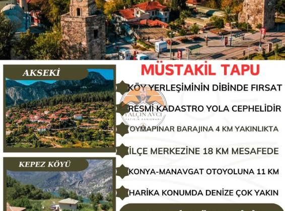 Antalya Akseki’de Yatırımlık Tarla – Kaçırılmayacak Yatırım Fırsatı