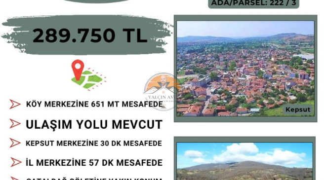 Balıkesir Kepsut’ta Yatırımlık Tarla – Geniş Alan ve Yüksek Yatırım Potansiyeli