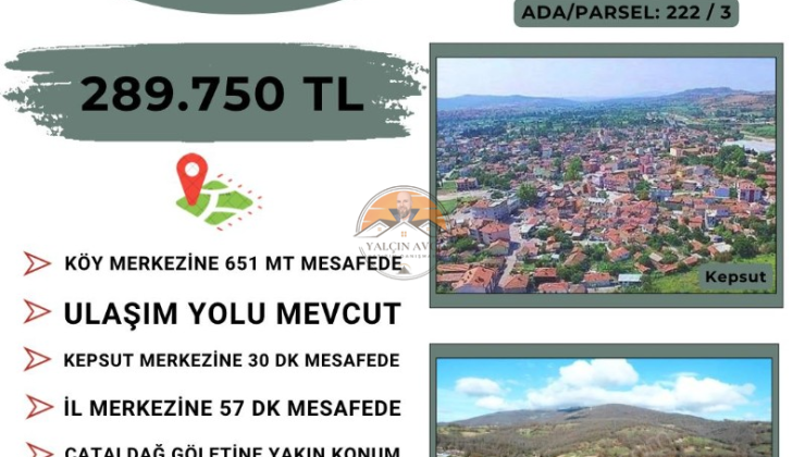 Balıkesir Kepsut’ta Yatırımlık Tarla – Geniş Alan ve Yüksek Yatırım Potansiyeli