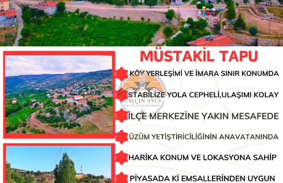 Konya Hadim Göynükışla’da Yatırımlık Müstakil Tapulu Bağ – Eşsiz Fırsat